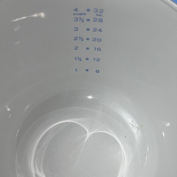 1966-69 Vintage Corning Ware P-55-B Blue Cornflower 1 Quart Sauce Maker Bowl #1 - Picture 3 of 6